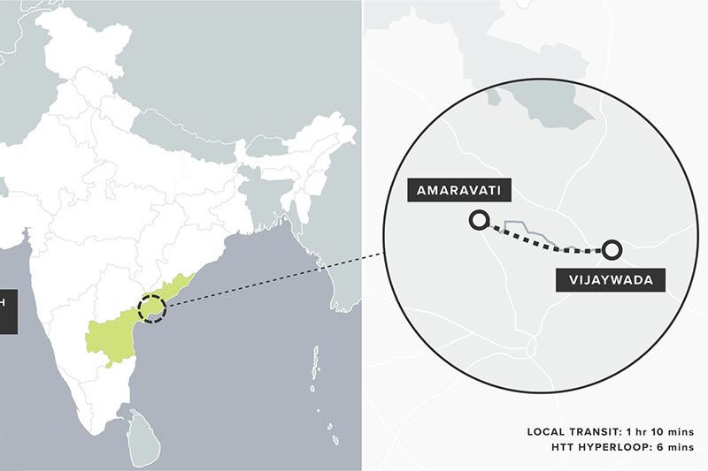 Indian state of Andhra Pradesh exploring hyperloop transportation technology for connecting two cities