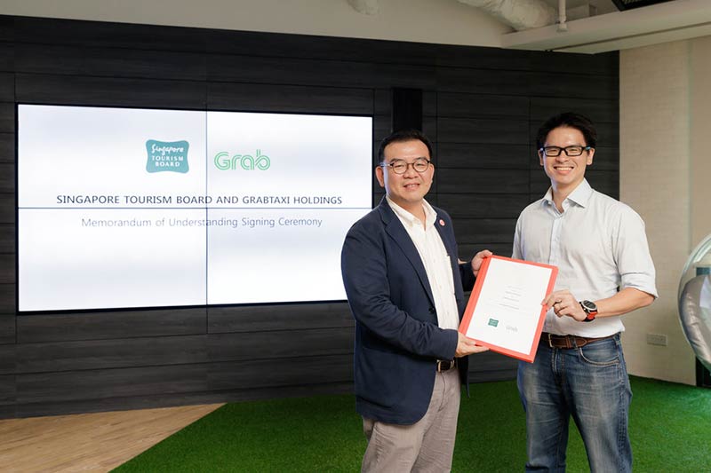 Singapore Tourism Board inks 3-year MOU with Grab to share consumer insights and extend cashless experience to visitors