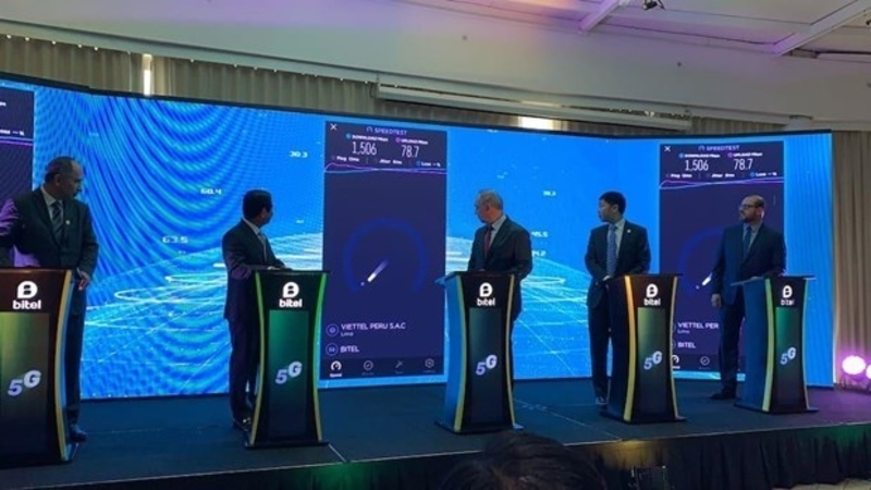 Bitel 5G Tests in Peru